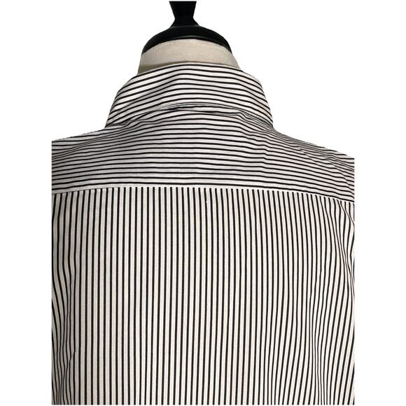 Vintage Mili Designs Stripe Button Down Butterfly / Rhinestone Blouse 1X - Picture 9 of 9